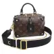 【Louis Vuitton 路易威登】M45571 限量經典PETITE MALLE SOUPLE行李箱手提/斜背包(全新展示品-棕色)