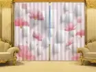 Misty Beauty 3D Curtains Blockout Photo Printing Curtains Drape Fabric