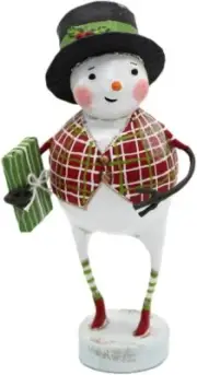 LORI MITCHELL ~ Willy Winter ~ Christmas Folk Art Figurine ~ Free Shipping