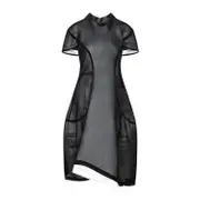 [Comme Des Garcons] Comme Des Garcons-Black White Polyester Mini Dress-Donna S