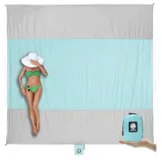 Beach Blanket Sandproof Waterproof Extra Large Beach Mat Oversized & Compact
