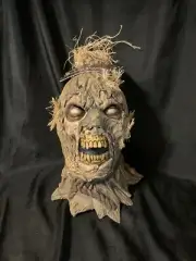 Spirit Halloween Wicked Scarecrow Latex Mask NWT
