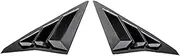 Car Rear Triangular Window Louvers Side Vent Cover Decoration Compatible for Honda Civic Hatchback 2016-2021