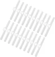 GAROZATION 20Pcs Vertical Blind Hangers Durable Holders for Window Blinds Easy Installation for Home Office More Compatible