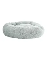 [i.Pet] Calming Plush Pet Bed Large 90cm in Light Grey
