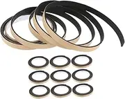 Caulk Strip Tapes 10 Rolls Self-Adhesive Caulking Strips for Kitchen Gas Stove Sealing Tape Adhesive Caulk for Countertop Easy to Cut