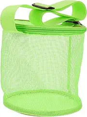 Milisten 1Pc Tulle Beach Bag Mesh Storage Holder for Shells Beach Essentials for Outdoor Activities Swimming Camping