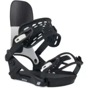 K2 Bond Men's Snowboard Bindings, Black/White, Large MY24