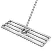 30x10" Lawn Leveling Rake for Garden Yard Smooth Soil Spreader Lawn Sand