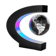 Gresus Magnetic Levitation Floating World Map Globe with C Shape Base, Floati...