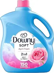 Downy Ultra Laundry Liquid Fabric Softener (Fabric Conditioner), April Fresh, 111 fl oz, 150 Loads