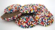Chocolate Rainbow Non Pareils by Its Delish, 5 Lbs. (80 Oz.) Bulk