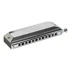 Suzuki SCX-48 Chromatic Harmonica 12-Hole 48-Tone Key C Silver New