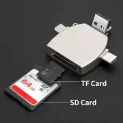 4 In 1 USB Card Reader To Sd/tf/usb Hub Adapter Micro SD Card For iPhone 15 AU