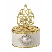 Exquisite Plastic Box with Tower Beads Candy Boxes for Baby Full Moon Party