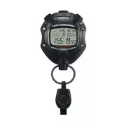 Casio Stopwatch HS-80TW-1D Black Digital Hand Held Sports Track Field Stopwatch