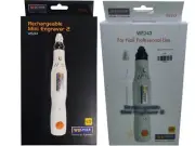 WECheer Nail Drill we243 6 Steps Rechargable Mini Engraver 2 NEW -Black or white