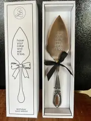 Santa Barbara Design Studio Birthday Cake Server "have your cake and eat it too.