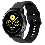 For Garmin Forerunner 645 Music Replacement Band Wristband Silicone Sports Watch (Black)
