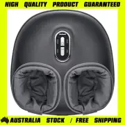 Shiatsu Foot Massager with Heat & Kneading, Air Compression for Wellness (Gray)