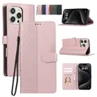 For iPhone 16 15 14 Plus 13 12 11 Pro Max XS XR X Case Leather Wallet Flip Cover