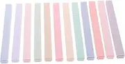 DIYEAH 12Pcs Aesthetic Highlighters Chisel Tip Markers for Precision Highlighting No Bleed Ink Assorted Pastel for Office School Journaling and Note Taking