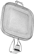 Sandwich Grill Roasting Reusable Frying Pan Toaster Oven Tray Hamburger Cooking Grill Pan Griller Electrica Outdoor Toasted De Mitts Grilling Toaster Cage Stainless Steel Silver