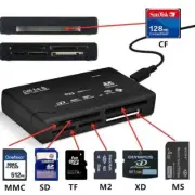 USB 2.0 Memory Card Reader Adapter Fit For CF/TF/SD/Micro SD/XD/M2/MS Card