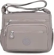 [Pealwel] Women Shoulder Handbag Roomy Multiple Pockets Bag Ladies Crossbody Purse Tote Top Handle Satchel