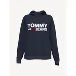 現貨(XS-S)☆【TH女生館】☆【TOMMY JEANS背後拼接印圖連帽T恤】☆【TOMG002S9】