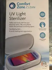 Comfort Zone CLEAN Enclosed UV Light Sterilizer Box for Phone NIB FREE Shipping