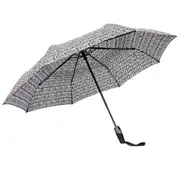 SHED RAIN Windpro Auto Open And Close Umbrella 117cm Black And White