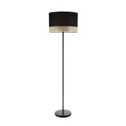 Theresa Black Drum Scandinavian Floor Lamp