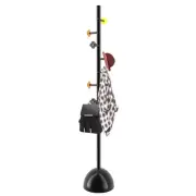Metal Coat Rack Stand with Ball Base, Modern Coat Rack Freestanding, Heavy Du...