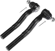 X AUTOHAUX 2pcs Front Outer Tie Rod Ends Kit Suspension Steering Tie Rod End for Jeep Wrangler 2007-2017 for Jeep Wrangler JK 2018 Drag Link No.ES800593/ES800594