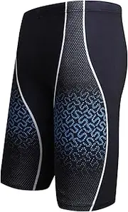 [AIEOE] Men Jammer Swimsuit Quick Dry Swim Shorts