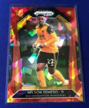 2020/21 Prizm EPL Premier League Red Cracked Ice NELSON SEMEDO Wolverhampton