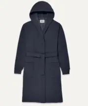 Ugg Men's Leeland Hooded Robe Size Medium/Large $150 Navy 1131475