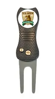 2007 US Open Oakmont Golf Ball Marker w/ Premium Switchblade Divot Tool