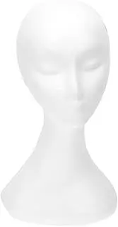 FONDOTIN 1Pc Artistic Wig Display Stand Lightweight Headdress Holder for Hats Scarves and Hair Styling Practice Mannequin Model for Salon and Home Use