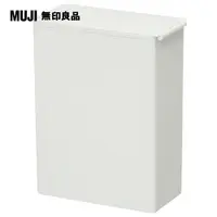 在飛比找PChome24h購物優惠-【MUJI 無印良品】PP垃圾桶/方型/附框架/小/約3L