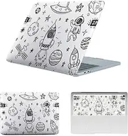 HLAAJJX Case Cover for 2020-2016 MacBook Pro 13 inch M1 Touch Bar/Touch ID A2338 A2289 A2251 A2159 A1989 A1708 A1706, Laptop Case & Keyboard Cover Skin for MacBook Pro 13,Funny Space