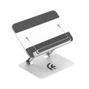 BESIGN BS01 Acrylic Book Stand for Reading, Adjustable Holder with Rotating B...