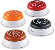 LER3775 Barnyard Answer Buzzers, Multi-Color, 3-1/2 Dia In