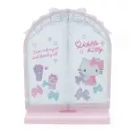 【震撼精品百貨】凱蒂貓_HELLO KITTY~日本三麗鷗SANRIO KITTY 桌上型透明雙門化妝鏡-淺粉浮雕款#24911