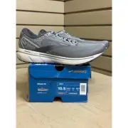 Brooks Ghost 14 Men’s Gray Running Shoes Size 10.5 B Narrow New!