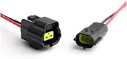 1 2 3 4 6 8 10 12 16Pin Car Sealed Truck Socket Oxygen Sensor Plug Waterproof Electrical Connector Wire Harness with Cable (Color : 2P Wire Harness, Size : 1 Pc with 15cm Wire)