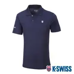 K-SWISS WHL POLO 冰絲POLO衫-男-藍