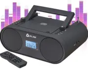 KLIM Boombox B4 CD AM/FM Player Portable Audio System w/Bluetooth, MP3, Remote