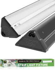 T5 Reptile Light Fixture Combo Kit 39W (New Upgrade), UVB Reptile Light Fixture
